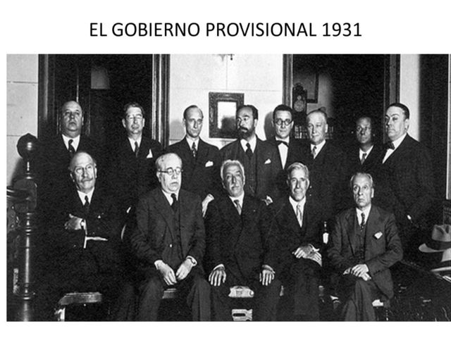ESPAÑA.   EL GOBIERNO PROVISIONAL
