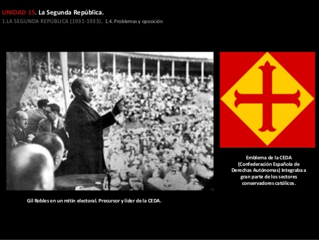 CEDA.  -CONFEDERACION ESPAÑOLA DE DERECHAS AUTONOMAS-