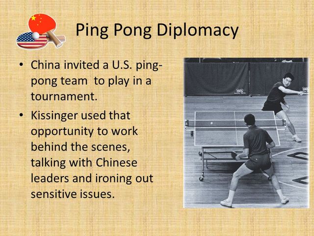 Forrest travels to the Ping Pong tournament in China