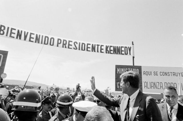 Visita de Jhon F. Kennedy a Colombia