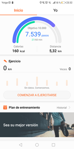 Alimentación y pasos