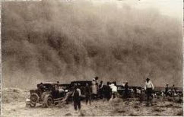 Beginning of the Dust Bowl