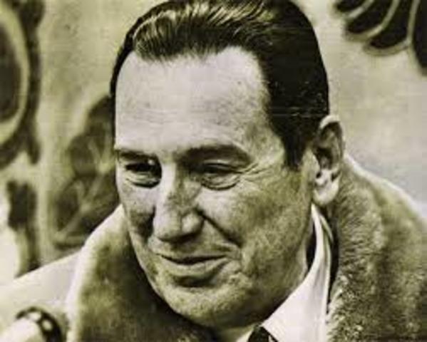 llega a la presidencia Juan Domingo Perón