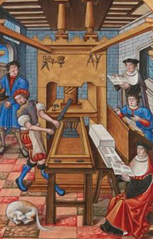 Invención  de la imprenta