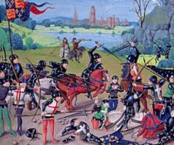 La batalla de azicourt