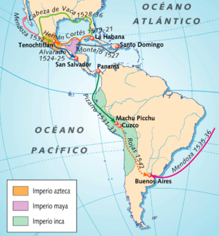 Los aztecas y los Incas