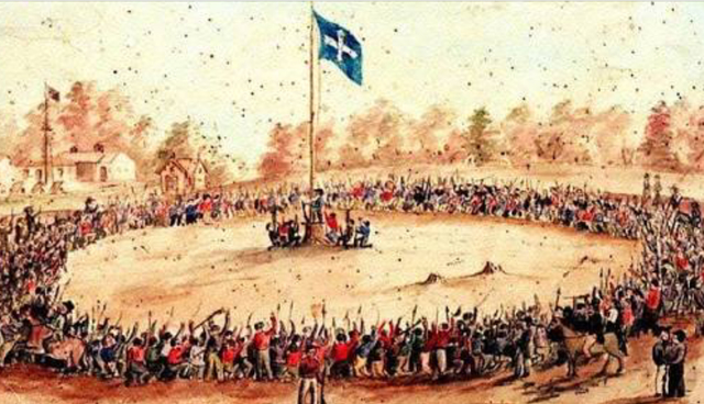 Eureka Stockade starts in Victoria