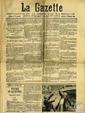 Primer periódico impreso