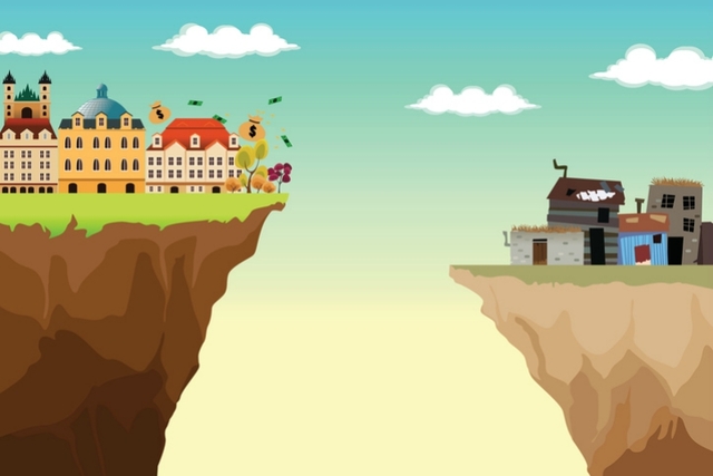 Desigualdad económica en las regiones