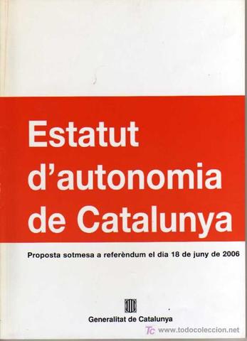 L'Estatut retallat per segon cop