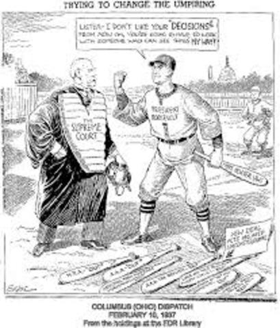 FDR Court Packing Scandsal