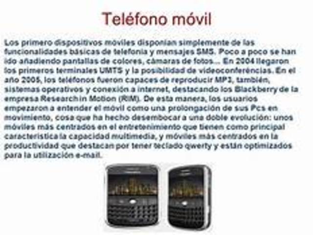 los teléfonos fueron capaces de reproducir mp3