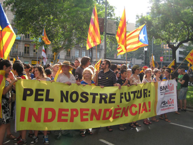 Manifestació a Barcelona
