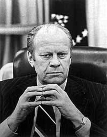 Gerald R Ford ran against Jimmy Carter