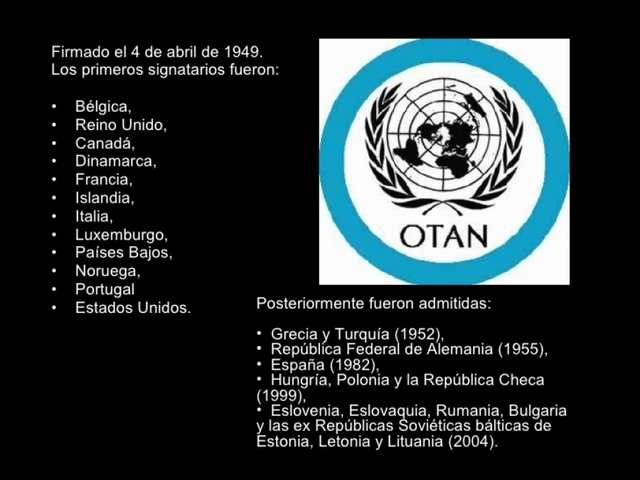 Creación de la OTAN