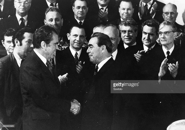 SALT is signed between the United States and the Union of Soviet Socialist Republics