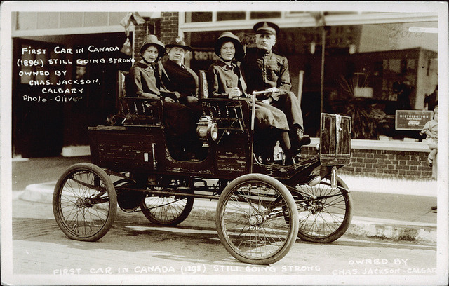 First Automobiles Are Imported Into Canada From the US