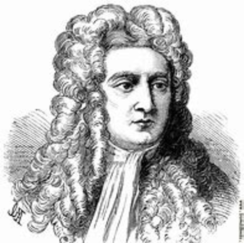 Isaac Newton:Teoria Corpuscular de la luz.