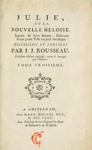Julie ou la nouvelle Heloïse, Rousseau