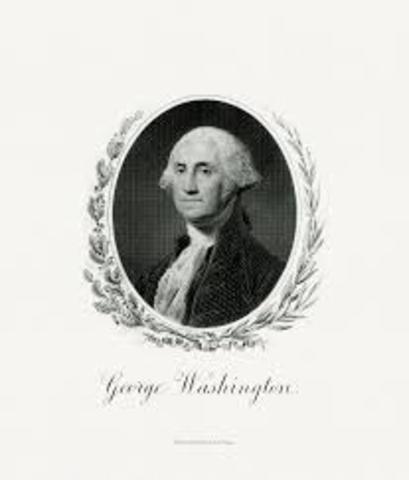 George Washington became president