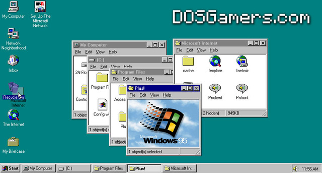 Familia de Windows 95