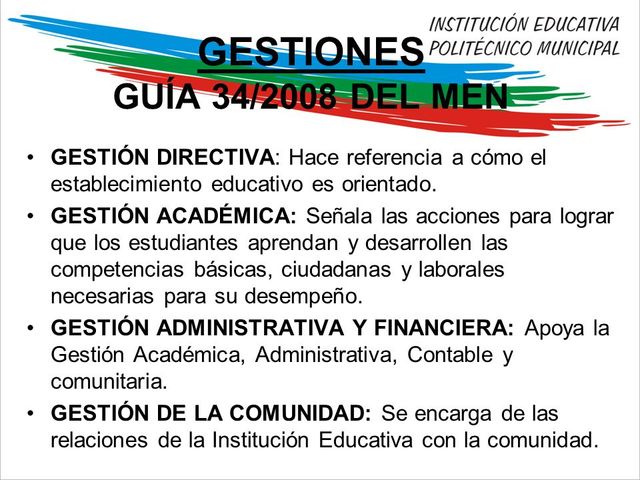 GUIA 34: GUIA PARA EL MEJORAMIENTO INSTITUCIONAL