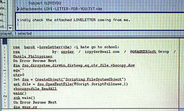 I Love You, la temida “Carta de amor”