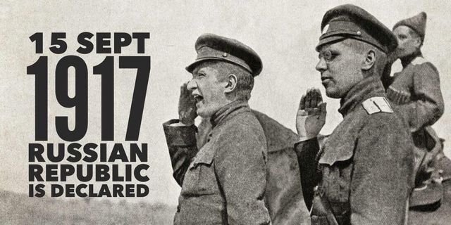 Russia declares a republic