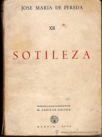 Sotileza, José María de Pereda