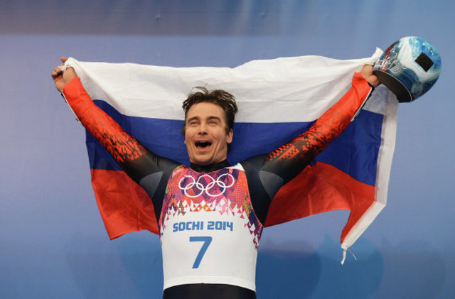 Санный спорт. Серебро. Альберт Демченко.