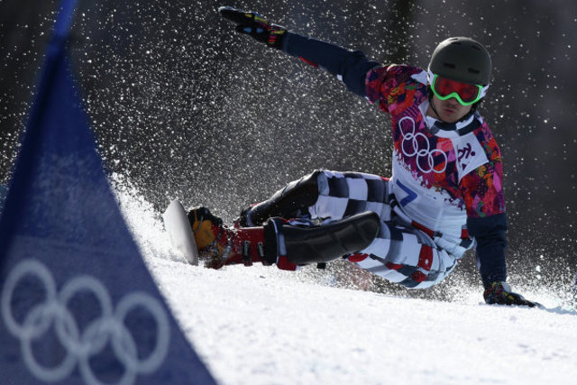 Сноуборд, параллельный гигантский слалом. Золото. Вик Уайлд.