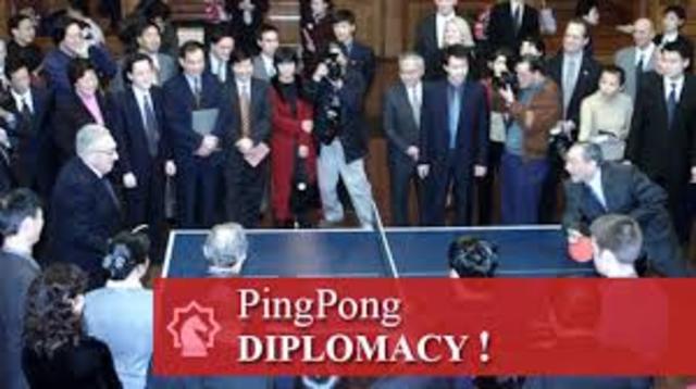 Ping Pong Diplomacy