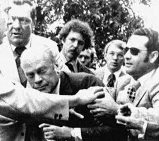 President Fords avoiding his assassination