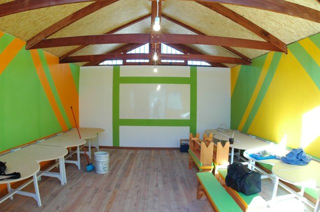 Como va la construcción de las salas