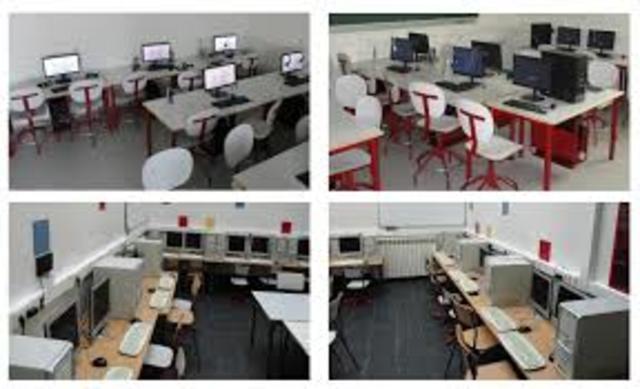 Vamos a instalar las salas de informática,ingles y matematicas