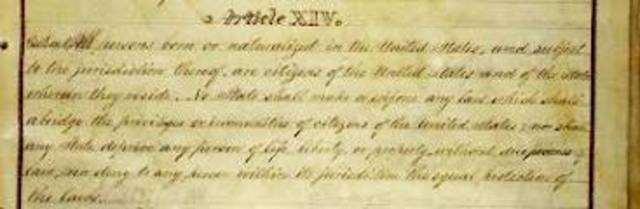 14th Amendment is Approved