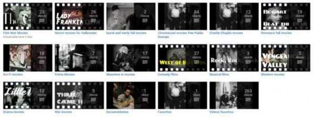 YouTube publics series and films.