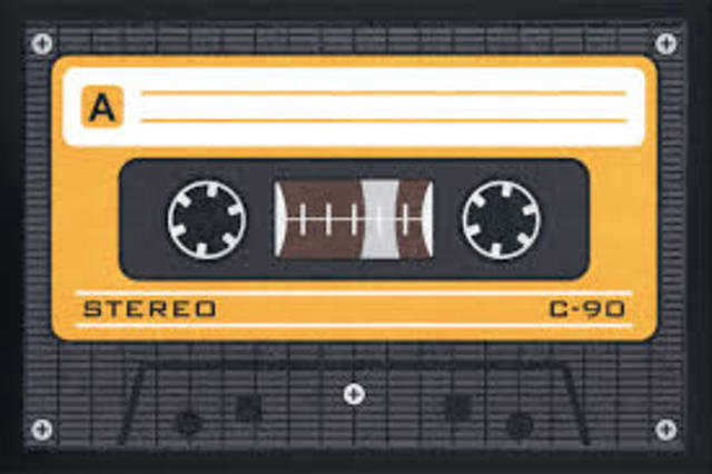 Cassettes Cinta Magnética para audio.