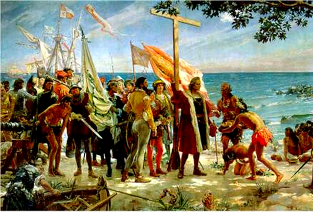 Cristóvão Colombo chega á América