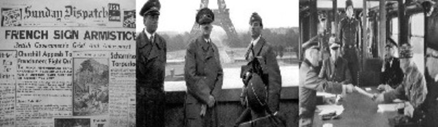 France Surrenders and Signs an Armistice