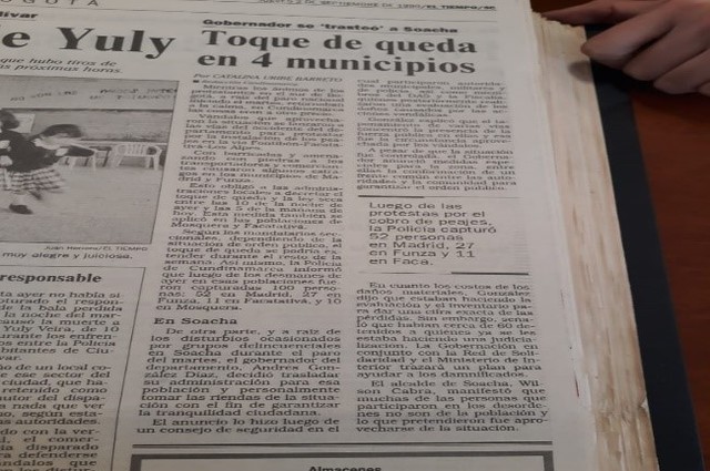 Toque de queda en 4 municipios de la periferia de Bogotá.