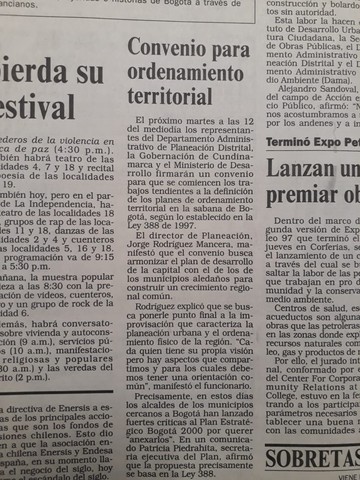 Inurbe conocía el riesgo.