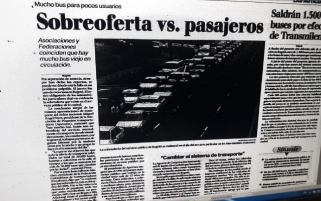 Sobreoferta vs, pasajeros