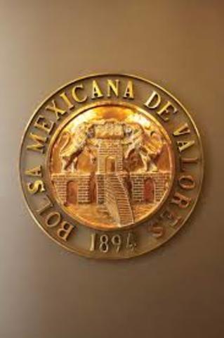 Desplome de la Bolsa Mexicana de Valores
