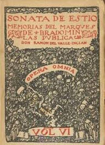 Sonata de estío, Valle Inclán