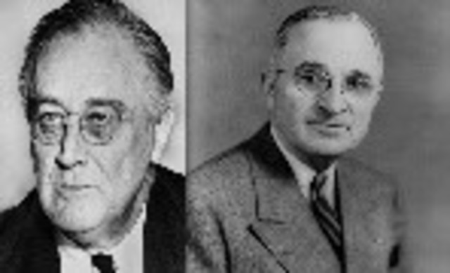 President Roosevelt Dies; Harry Truman Becomes President