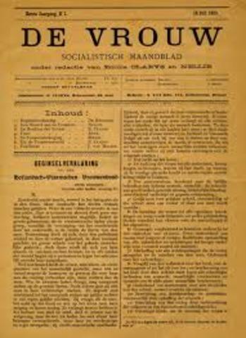 1ste socialistisch-feministisch tijdschrift