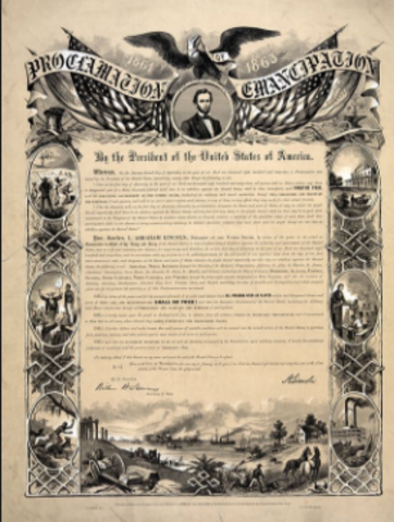 Proclamation Emancipation