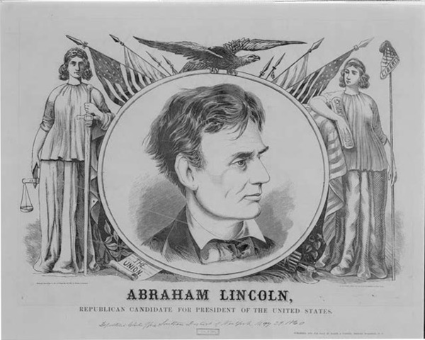 Abraham Lincoln is the Republican Candidate