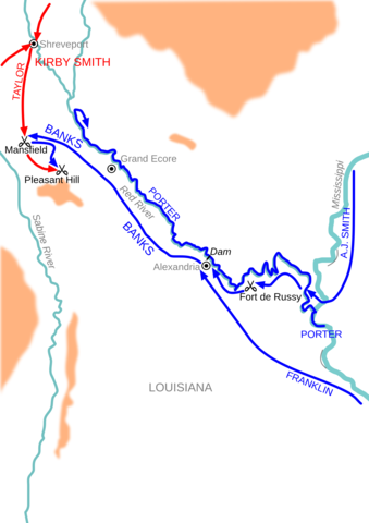 The Red River Campaign begins